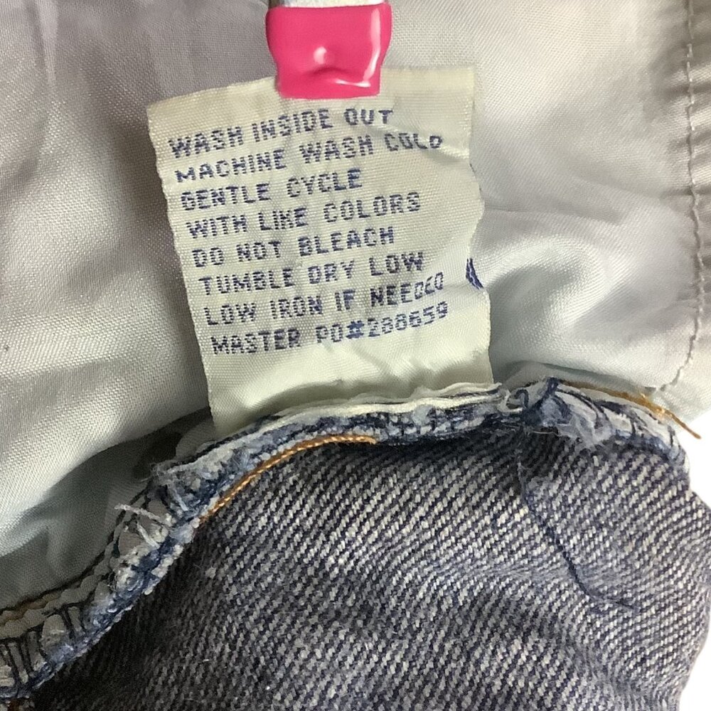 Aviva Girls Daisy Dukes Style Jean Shorts Distressed Denim Blue Size 14‎ - Picture 5 of 10